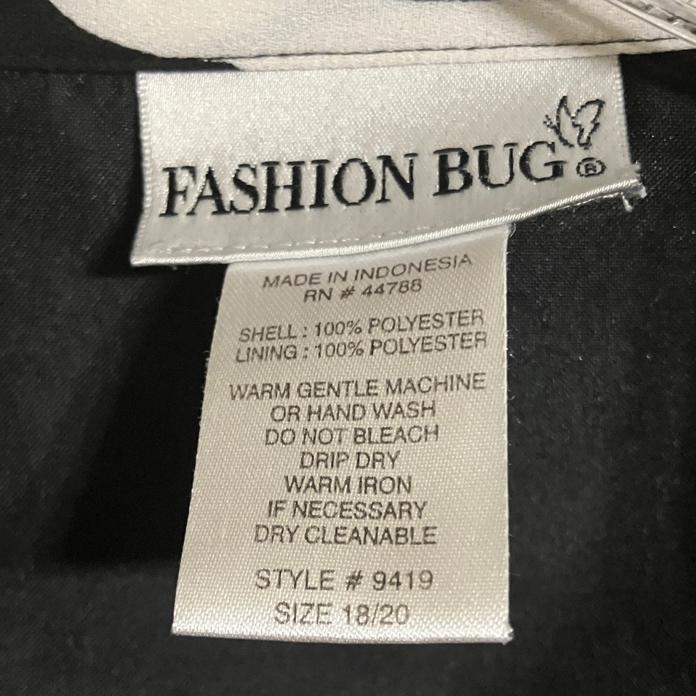 Fashion Bug Black and White Zebra Print Blouse - Picture 8 of 10
